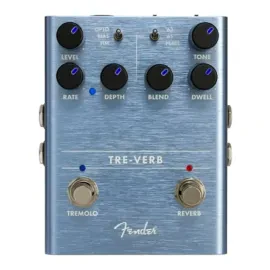 Педаль эффектов для электрогитары Fender Tre-Verb Digital Reverb Tremolo