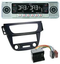 Dietz Bluetooth MP3 DAB USB Autoradio für Renault Megane 3 09-14 Quadlock schwar
