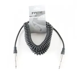 Инструментальный кабель Music Store Spiral Instrumentenkabel, geschirmtes Kabel mit Klinke mono und vern