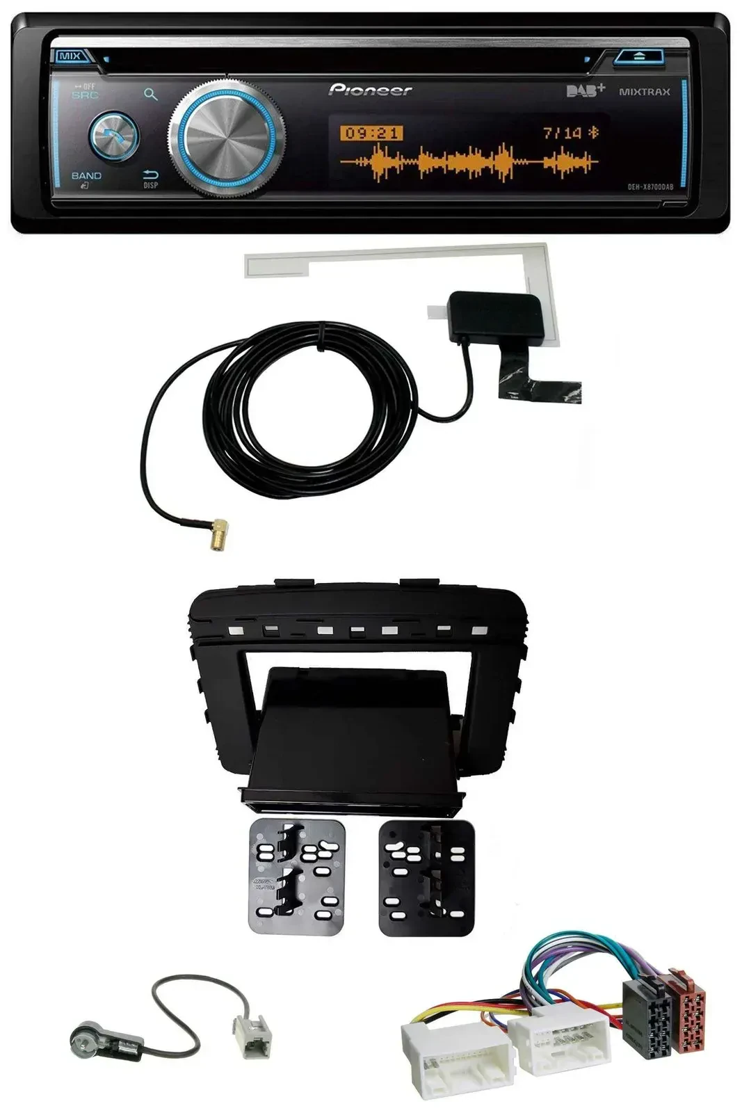 Автомагнитола Pioneer для Kia Sorento (UM, с 03/2015) Bluetooth, DAB, MP3, USB, CD