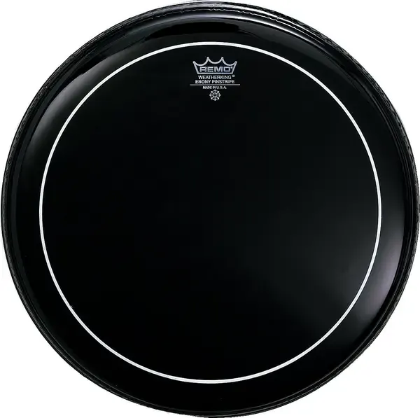 Пластик для барабана Remo 17" Pinstripe Ebony