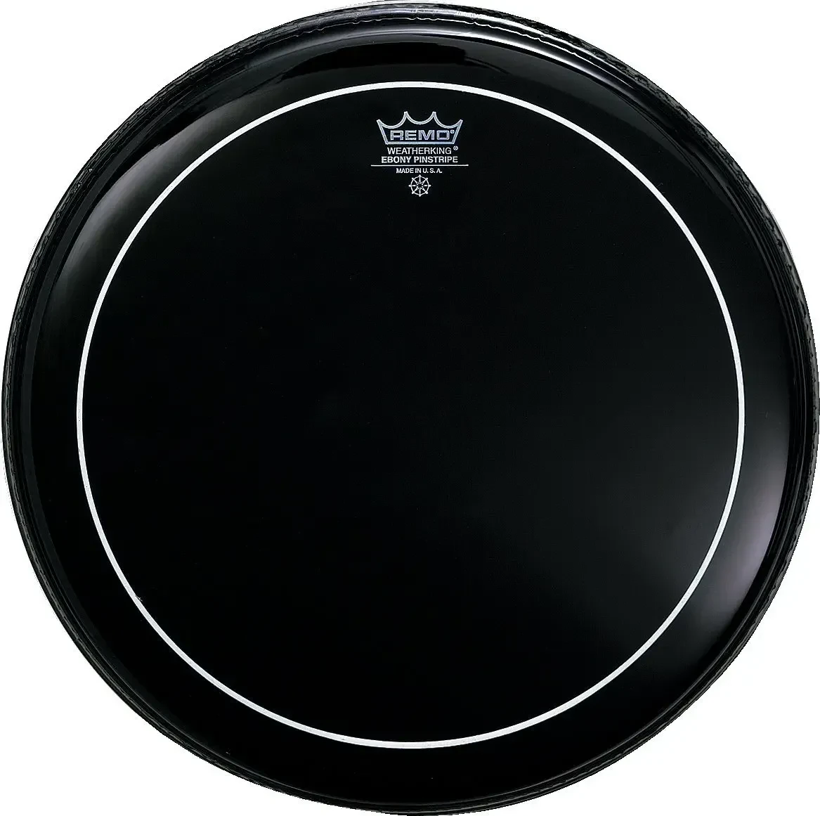Пластик для барабана Remo 17" Pinstripe Ebony
