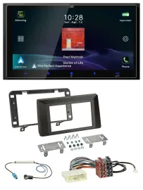JVC USB Bluetooth 2DIN DAB MP3 Autoradio für Dacia Duster (ab 2021)