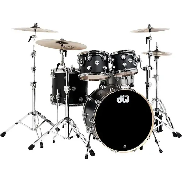 Ударная установка акустическая DW Collector's Series 4-Piece Shell Pack Ebony Chrome Hardware