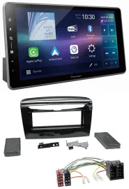 Автомагнитола для Lancia Y (с 2012) Pioneer Bluetooth, USB, DAB, MP3, черный глянцевый