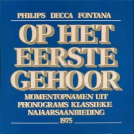 Виниловая пластинка Various Artists – Op Het Eerste Gehoor 1975 Б/У