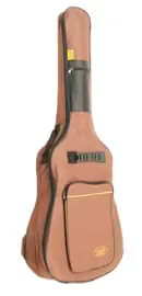 Чехол для акустической гитары Sqoe Qb-mb-5mm-41 Brown с утеплителем