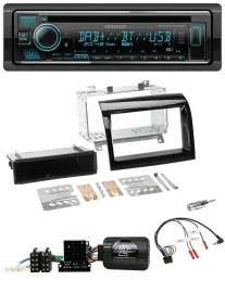 Kenwood Lenkrad Bluetooth DAB USB CD Autoradio für Fiat Ducato 12-15 piano schwa