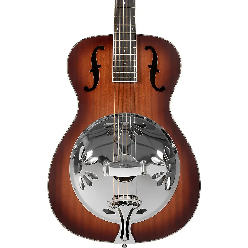 Резонаторная гитара Mitchell RR100 круглый гриф, цвет Sunset Burst