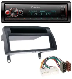 Pioneer Bluetooth USB MP3 DAB Autoradio für Toyota Corolla E12 2003-2008 dunkelg