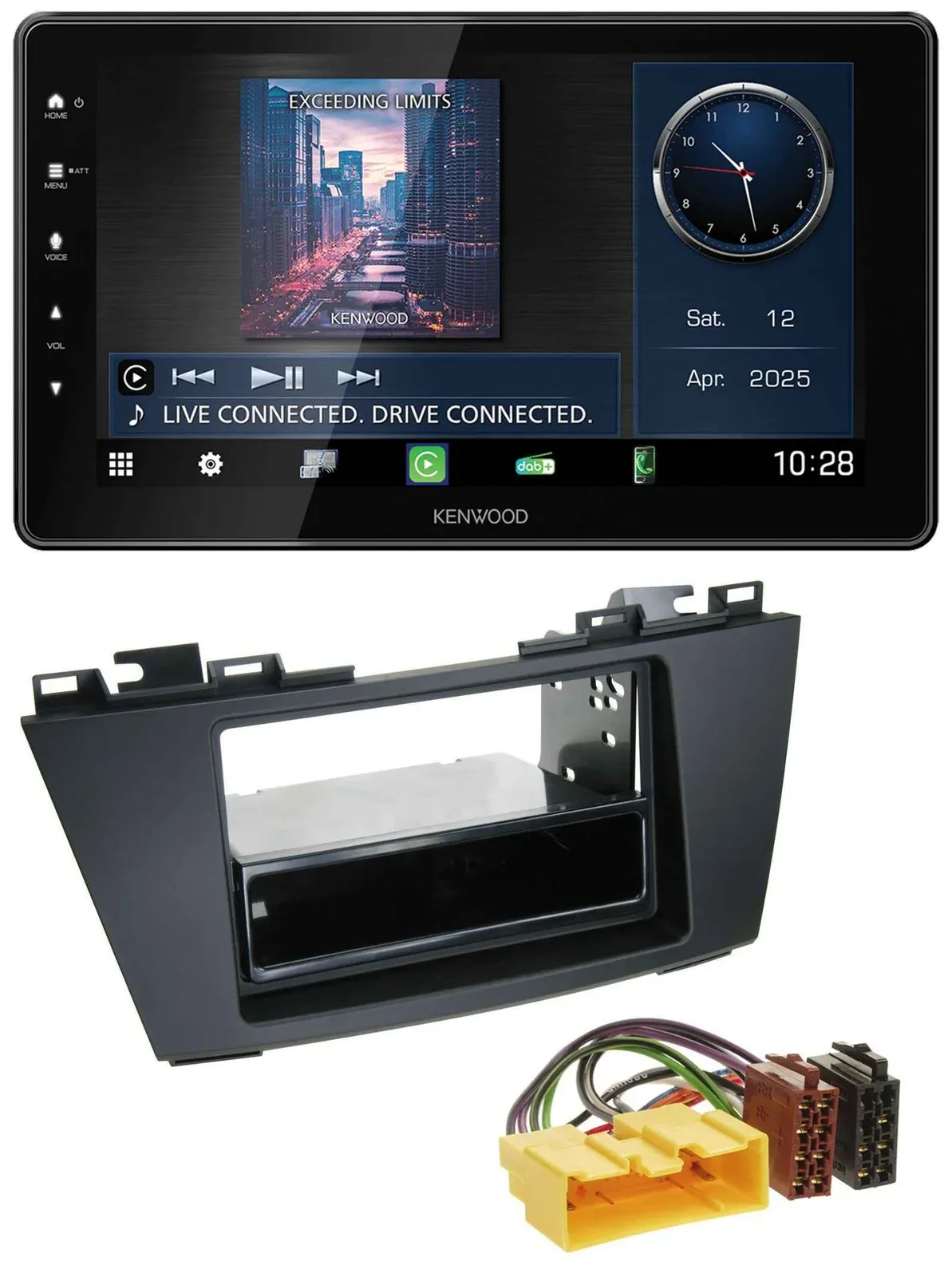 Kenwood MP3 Bluetooth USB DAB Autoradio für Mazda 5 (ab 2010)