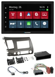 Blaupunkt MP3 Bluetooth DAB 2DIN USB Autoradio für Honda Civic Hybrid FD3 06-10