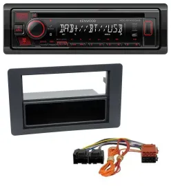 Kenwood MP3 CD USB Bluetooth DAB Autoradio für Saab 9.5 (ab 2005)