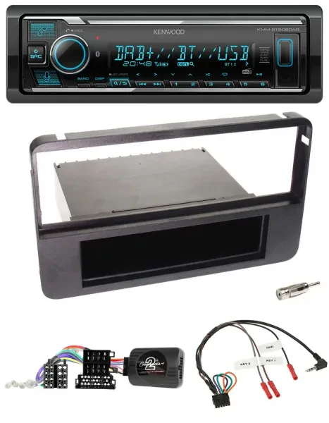 Kenwood Bluetooth Lenkrad DAB USB Autoradio für Alfa 159 Brera Spider