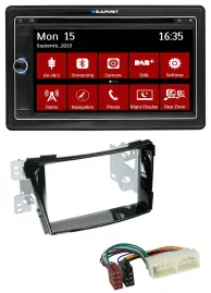 Blaupunkt Bluetooth DAB 2DIN USB DVD MP3 Autoradio für Hyundai i40 ab 2016 Typ V