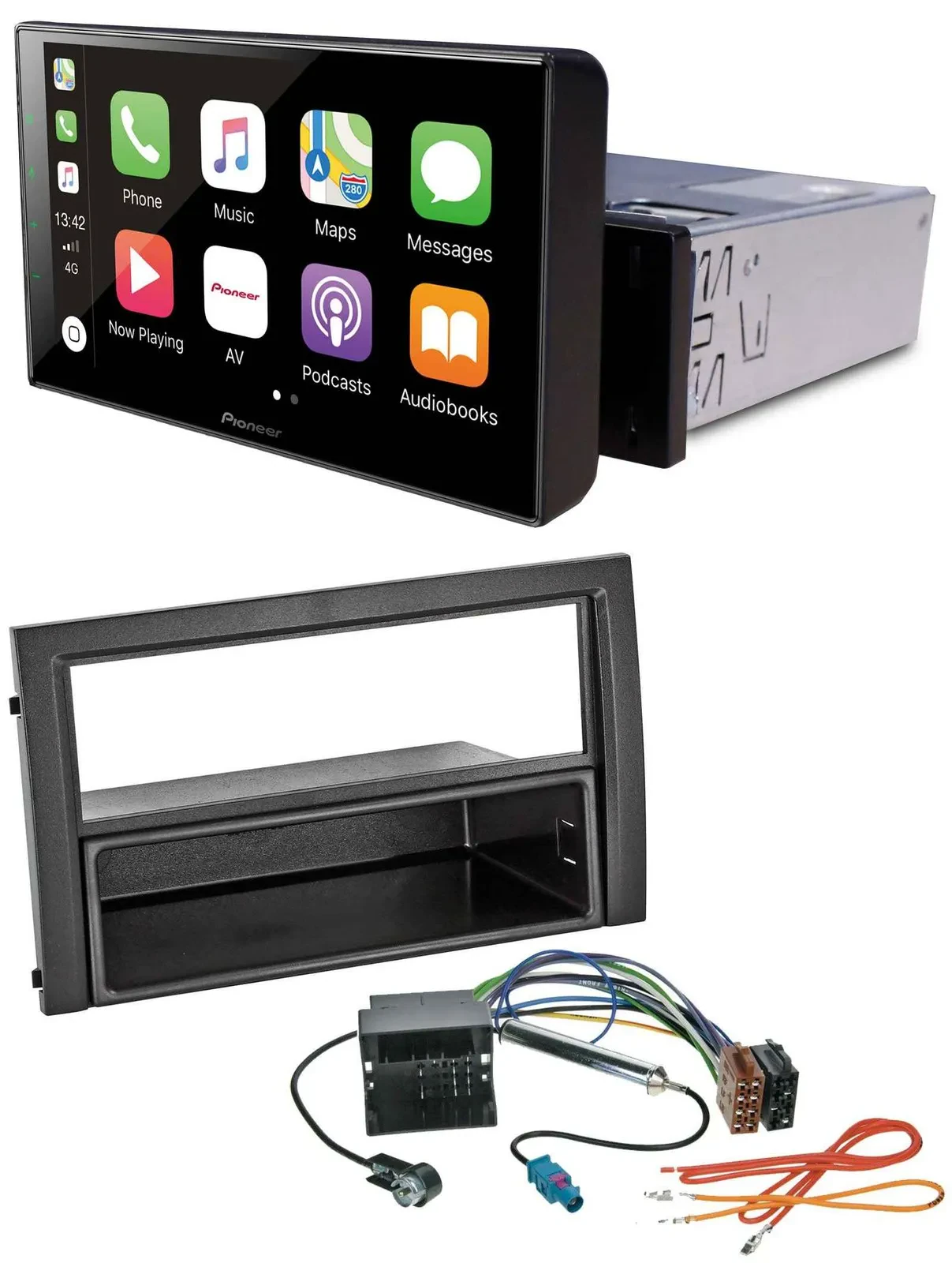 Pioneer Bluetooth MP3 DAB USB Autoradio für Skoda Fabia 6Y Facelift 2004-2007 Qu