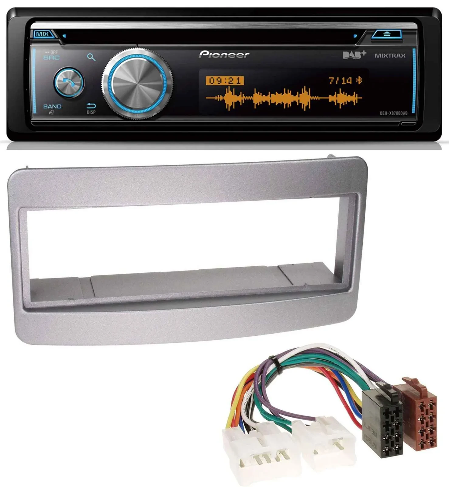 Pioneer MP3 DAB USB CD Bluetooth Autoradio für Toyota Celica MR2 dunkelsilber