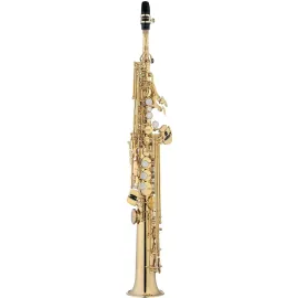Сопрано-саксофон Jupiter JSS1000Q Bb, прямой, золотой лак, с лайт-кейсом и мундштуком