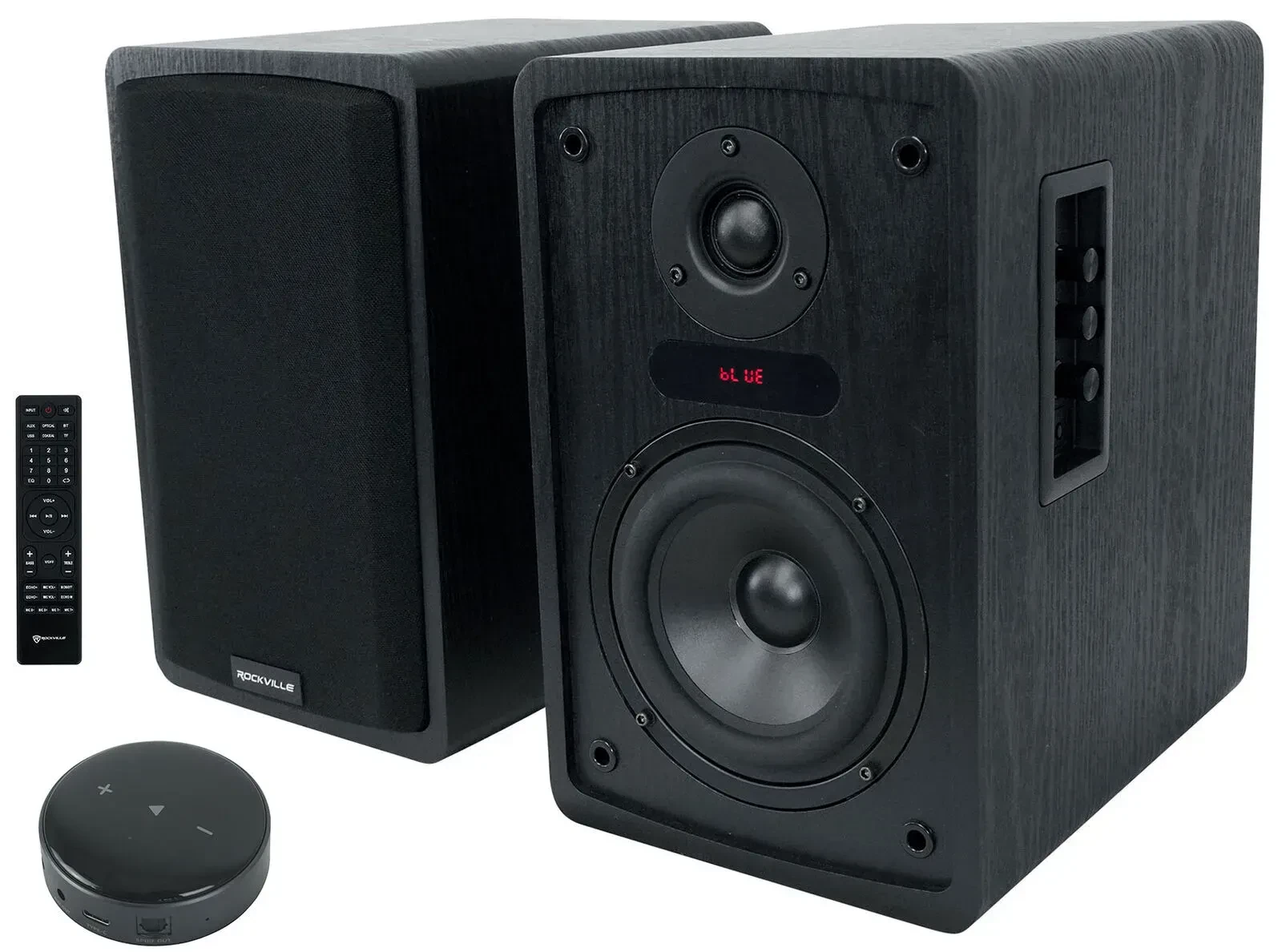 Полочная акустика Rockville ELITE-5B V2+Wiim Mini 5.25" (набор, пара) с Bluetooth/Wi‑Fi стриминг-ресивером