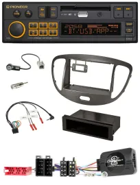Автомагнитола Pioneer DAB, USB, Bluetooth для Hyundai i10 (2009–2013), ISO, поддержка управления на руле
