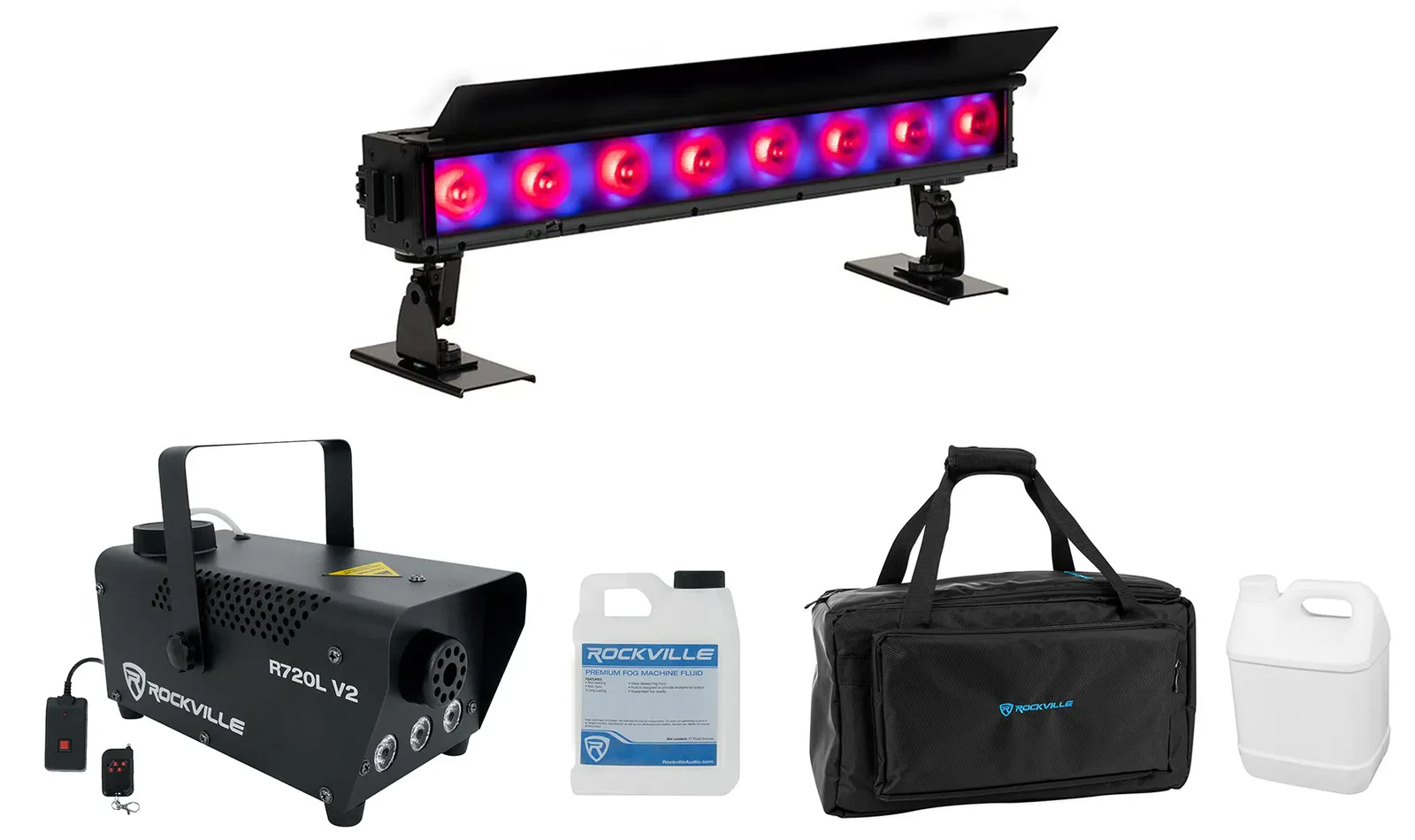 Комплект светового оборудования American DJ ElectraPix Bar 8+R720L V2+BAG1200