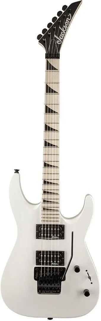 Jackson JS32 Dinky DKA-M Gloss White Cutaway Electric Guitar Floyd Rose - DEMO