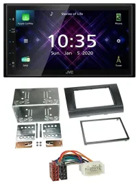 Автомагнитола для Suzuki Swift (2005–2010) JVC 2-DIN, DAB, Bluetooth, USB, MP3