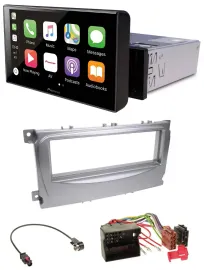 Pioneer Bluetooth MP3 DAB USB Autoradio für Ford Galaxy C-Max Focus ab 2007 silb