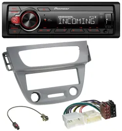 Pioneer Bluetooth USB DAB MP3 Autoradio für Renault Megane 3 (12-14) - grau