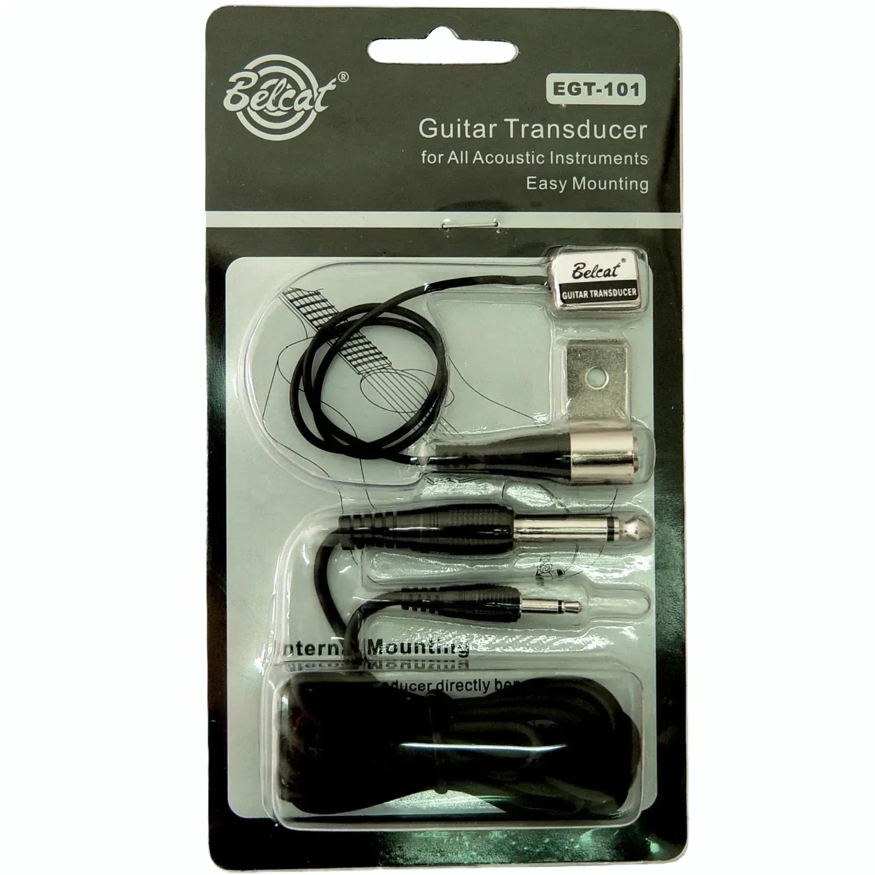 Звукосниматель для акустической гитары Belcat EGT-101 Black