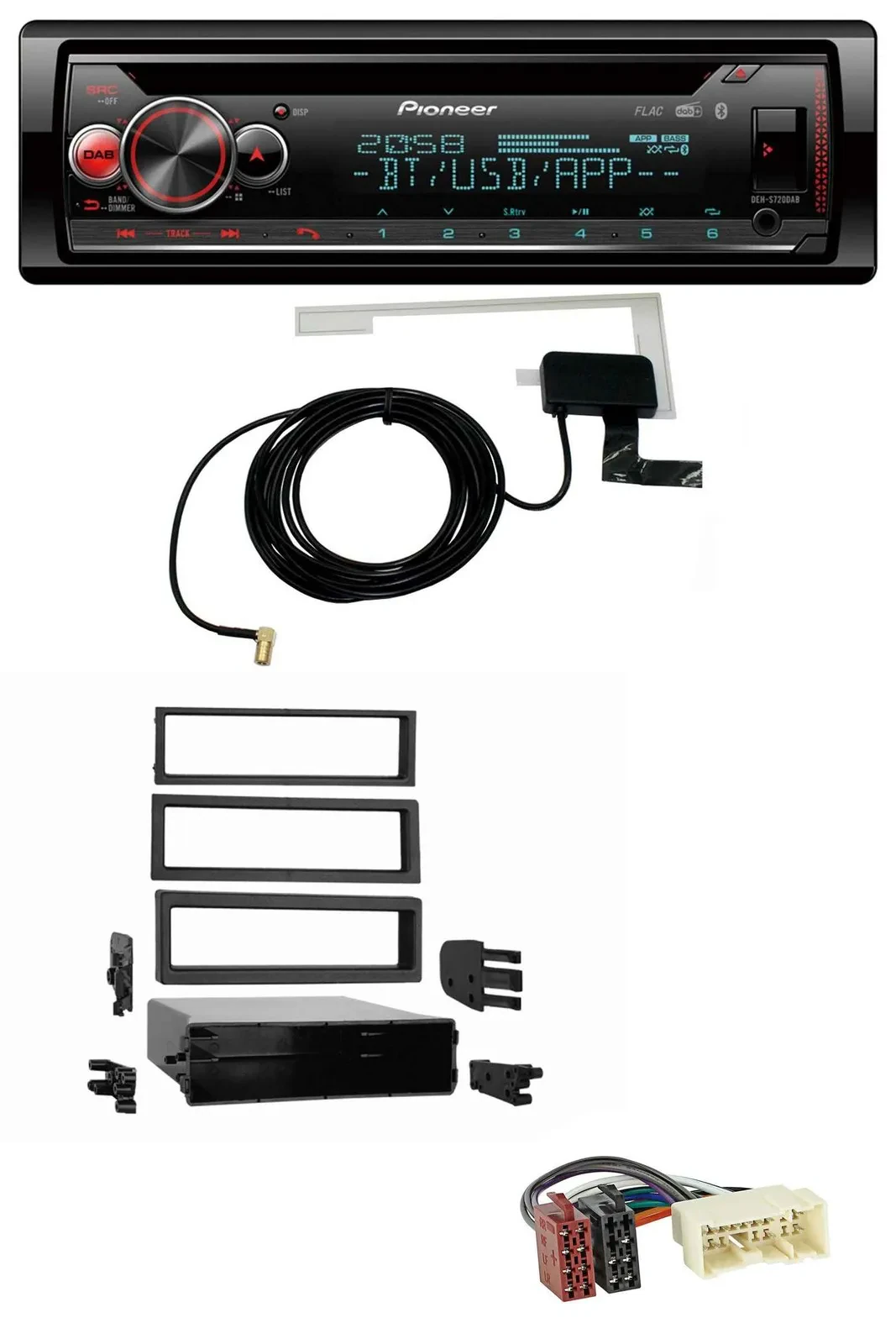 Автомагнитола для Nissan Xterra Pioneer DAB, CD, MP3, USB, Bluetooth (2000–2004)