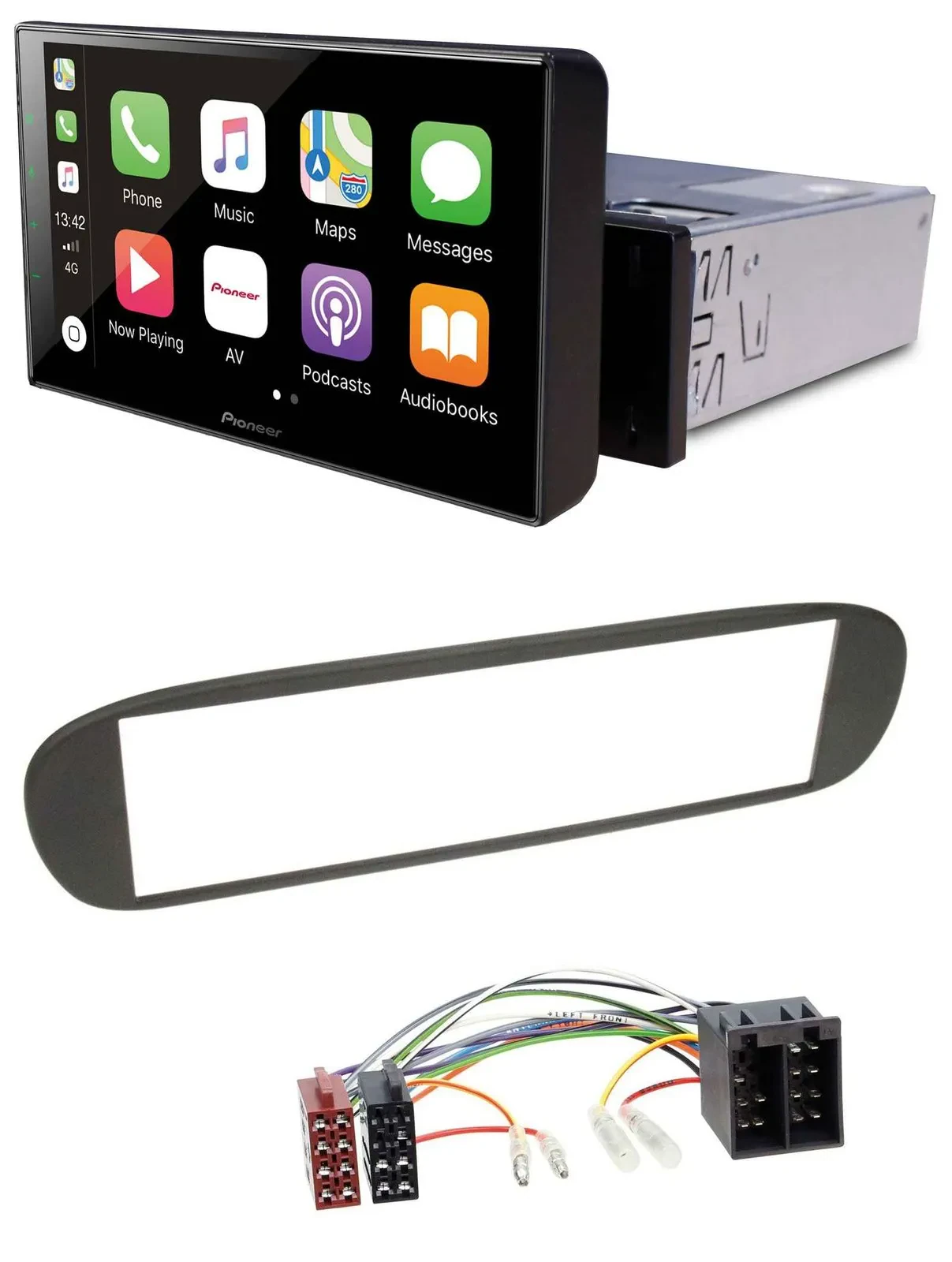 Pioneer Bluetooth MP3 DAB USB Autoradio für Fiat Barchetta (ab 1995)