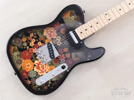 Б/У Электрогитара Fender Telecaster TL69-SPL Limited Edition Black Floral с кейсом