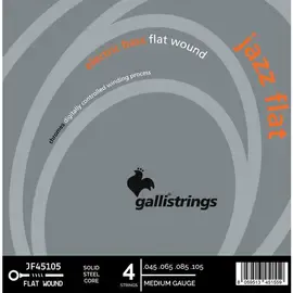 Струны для бас-гитары Galli Strings JF4505 Flat Wound 045-105