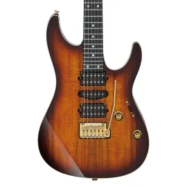 Ibanez AZ47P2K Premium Electric Guitar, Ebony Fingerboard, Dragon Eye Burst