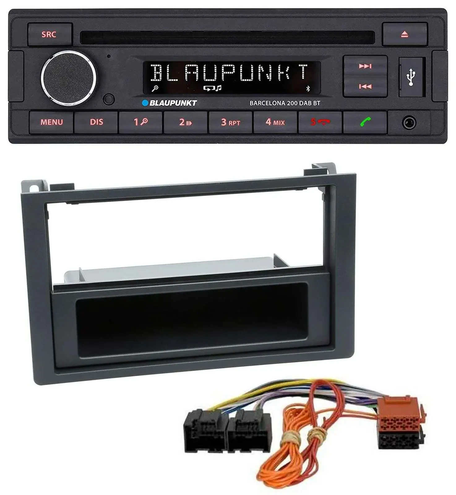 Blaupunkt USB DAB CD Bluetooth MP3 Autoradio für Saab 9.3 (ab 2006)