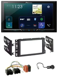 Pioneer MP3 Bluetooth USB 2DIN DAB Autoradio für Chevrolet Equinox Impala Monte