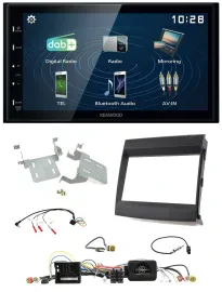 Kenwood 2DIN Bluetooth Lenkrad USB DAB Autoradio für Porsche Cayenne 2011-2016