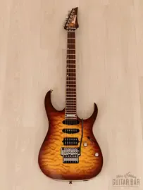 Электрогитара Ibanez J Custom SJCRG1 Timeless Timber Spot Model AAAA Maple Top 1 of 30 Japan 2001 w/Case