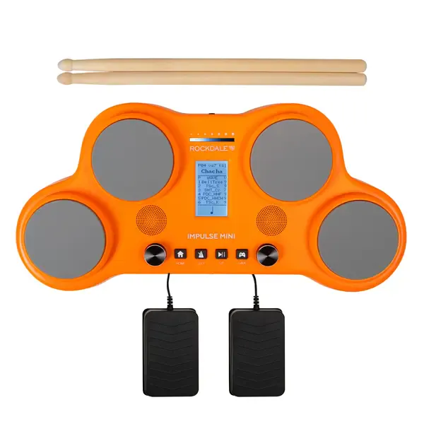 Ударная установка электронная Rockdale Impulse Mini Orange