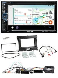 Alpine Bluetooth TMC USB DAB 2DIN Lenkrad Navigation für Ford Ranger XL ab 02/20