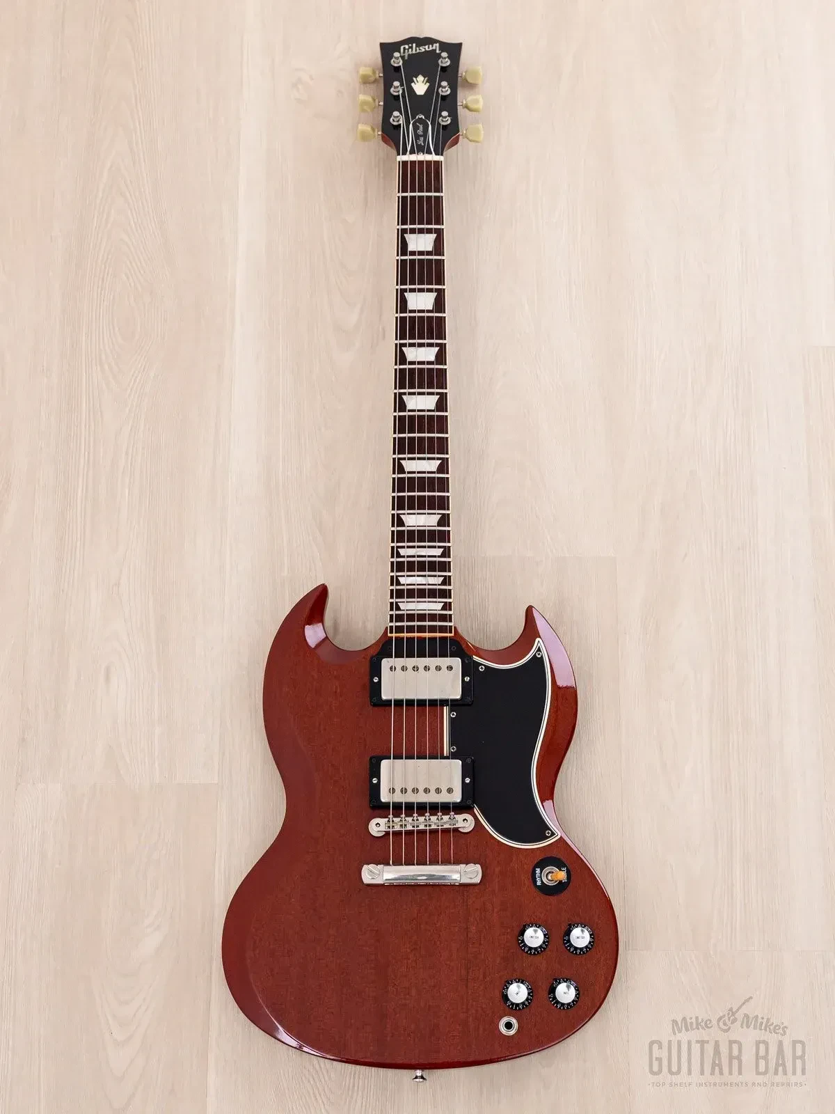Электрогитара Gibson Custom Shop Historic VOS 1961 Les Paul SG Standard HH Cherry w/case USA 2008