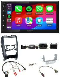 Kenwood Lenkrad USB DAB 2DIN Bluetooth Autoradio für Mini Cooper 06-14 Parksenso