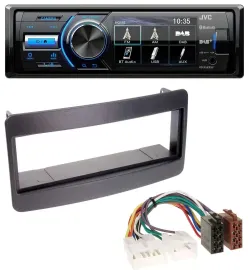 JVC Bluetooth MP3 USB DAB Autoradio für Toyota Celica, MR2 - schwarz