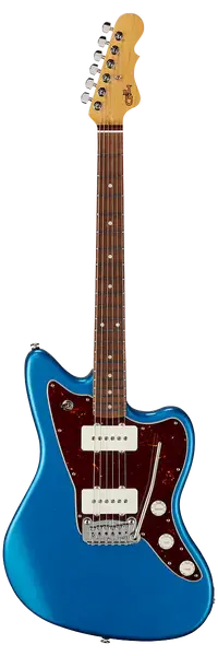 Электрогитара G&L Fullerton Deluxe Doheny Lake Placid Blue CR с чехлом