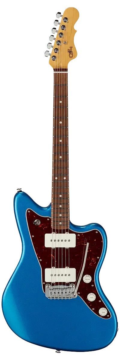 Электрогитара G&L Fullerton Deluxe Doheny Lake Placid Blue CR с чехлом