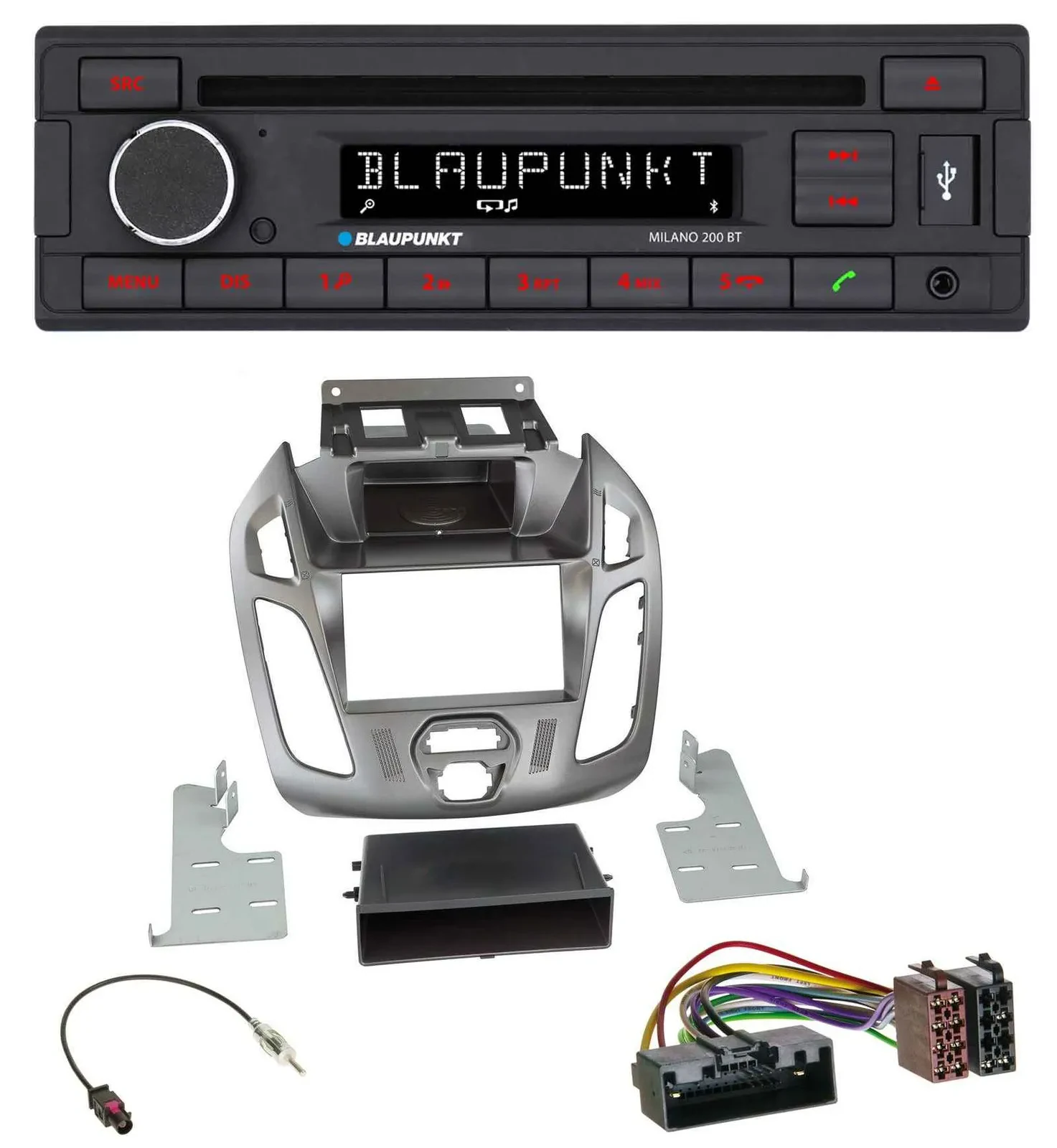 Blaupunkt MP3 USB CD Bluetooth AUX Autoradio für Ford Connect Transit 2012-2018