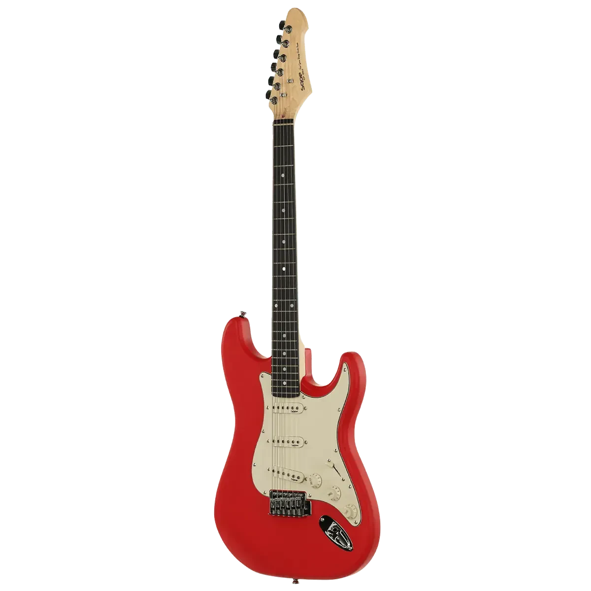 Электрогитара SQOE SEST200 Stratocaster SSS Matte Red