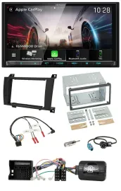 Kenwood Lenkrad 2DIN USB DAB Bluetooth Autoradio für Mercedes SLK R171 2004-2008