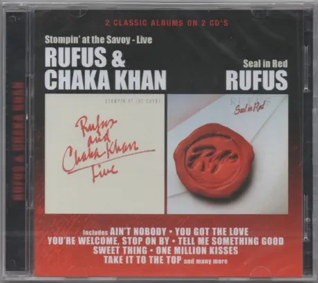RUFUS & CHAKA KHAN - Stompin' At The Savoy / Seal In Red (2CD)